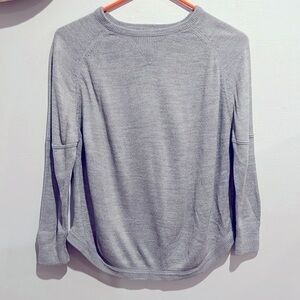 Gray 3/4 Sleeve Sweater
